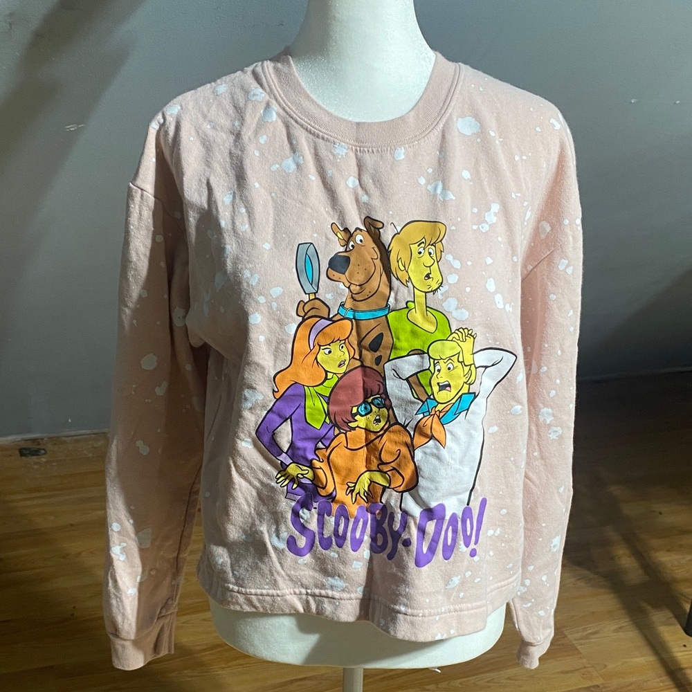 Scooby-Doo Pink Graphic Sweatshirt